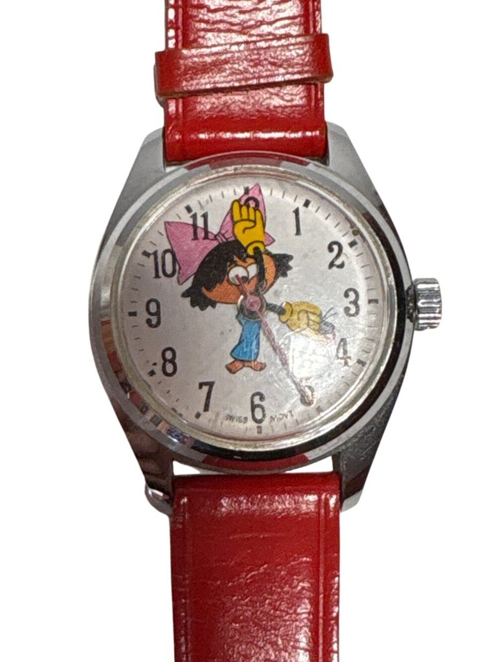 Lemon Drop Watch Swiss Red Band Unique Retro Unisex Collectible Candy Advertisem